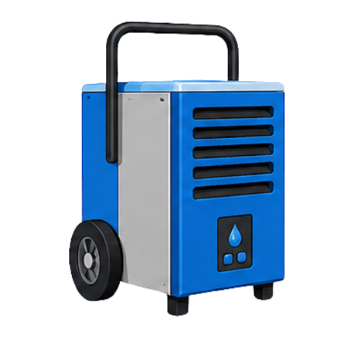 industrial dehumidifiers used for moisture removal, structural drying, humidity control, and water damage restoration after flooding and leaks